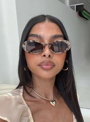 Runaway Baby Oval Sunglasses Tort