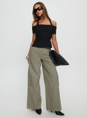 Companions Cargo Slack Pant Khaki