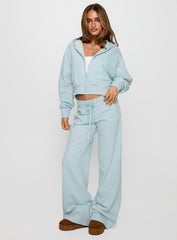 Revive Zip Through Hoodie Blue
