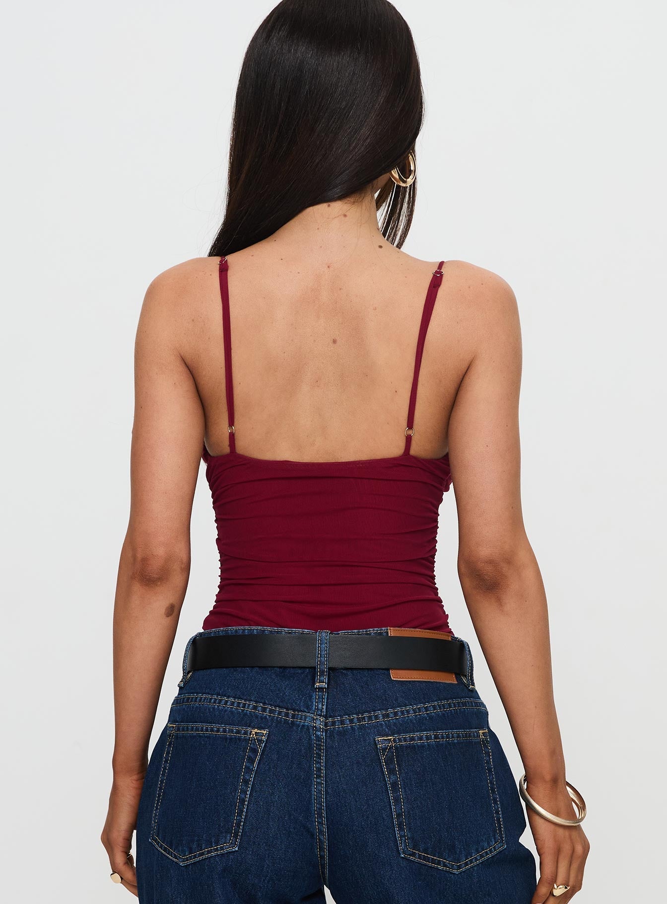 Merril Bodysuit Maroon