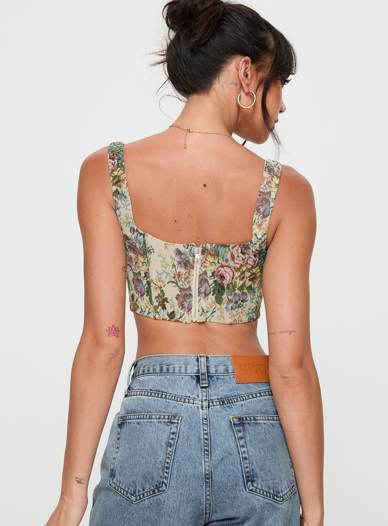 Tender Heart Corset Top Multi