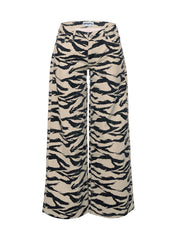 Ramos Low Rise Wide Leg Jeans Tiger