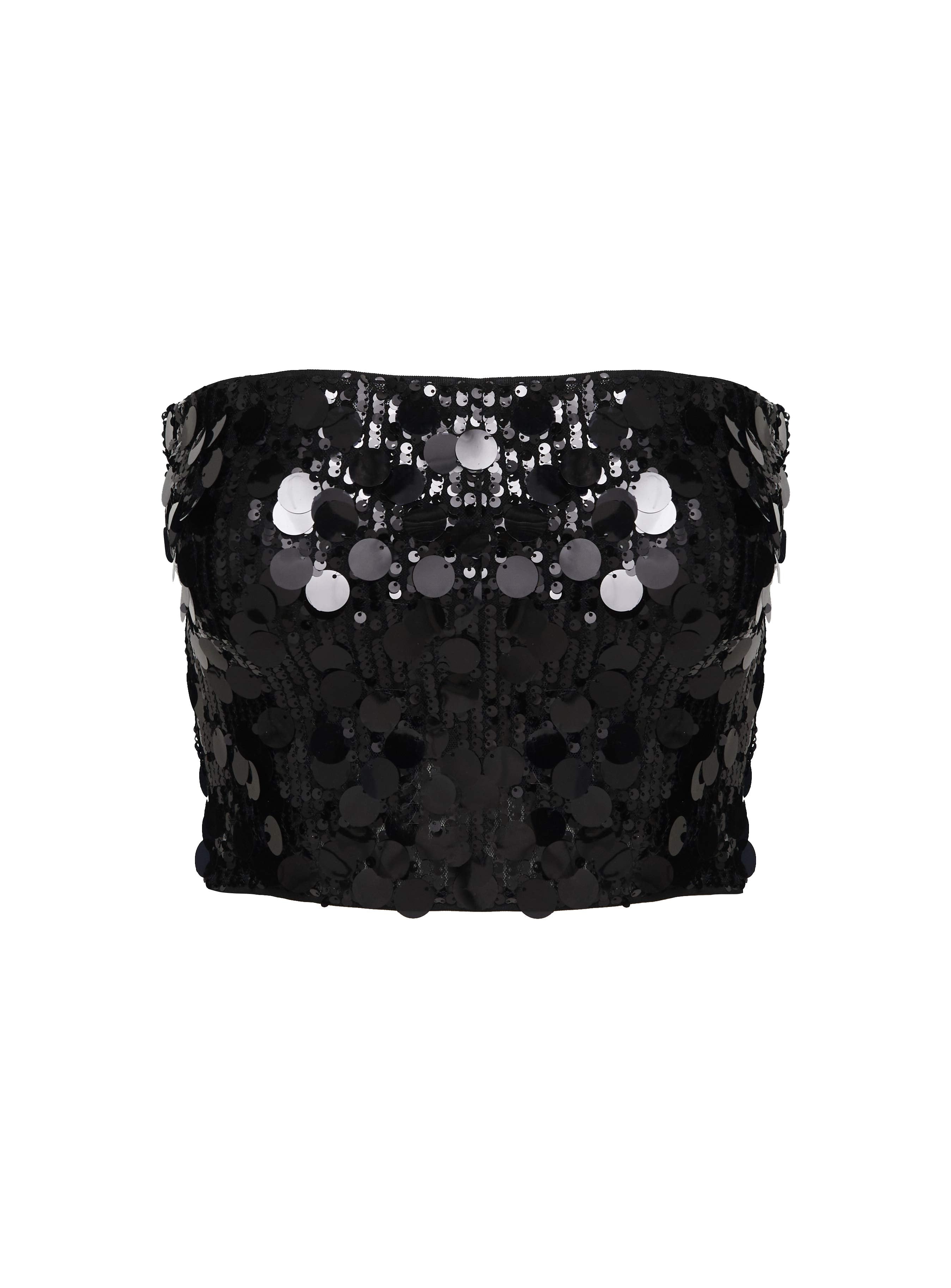 Riego Strapless Top Black